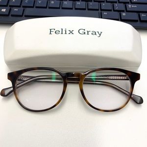 Felix Gray Blue Light Glasses, +0.25 Magnification